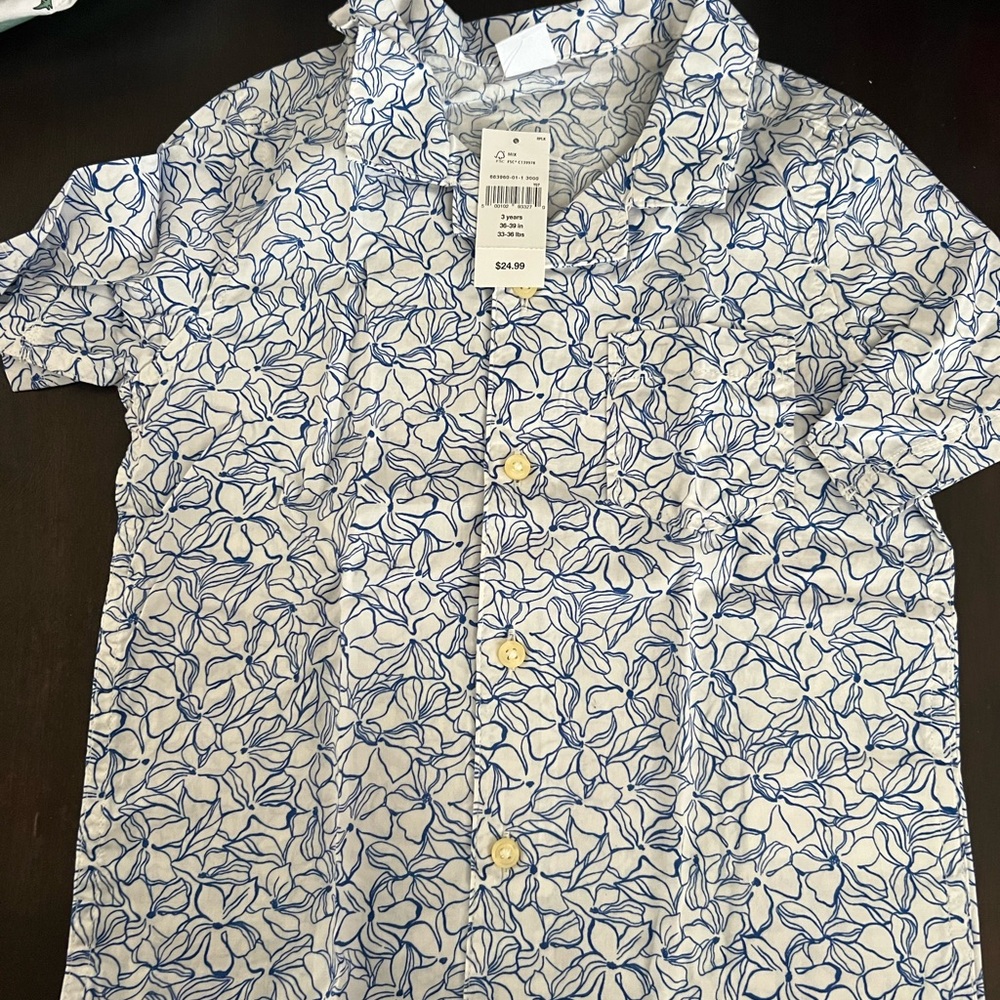 Baby gap button up shirt